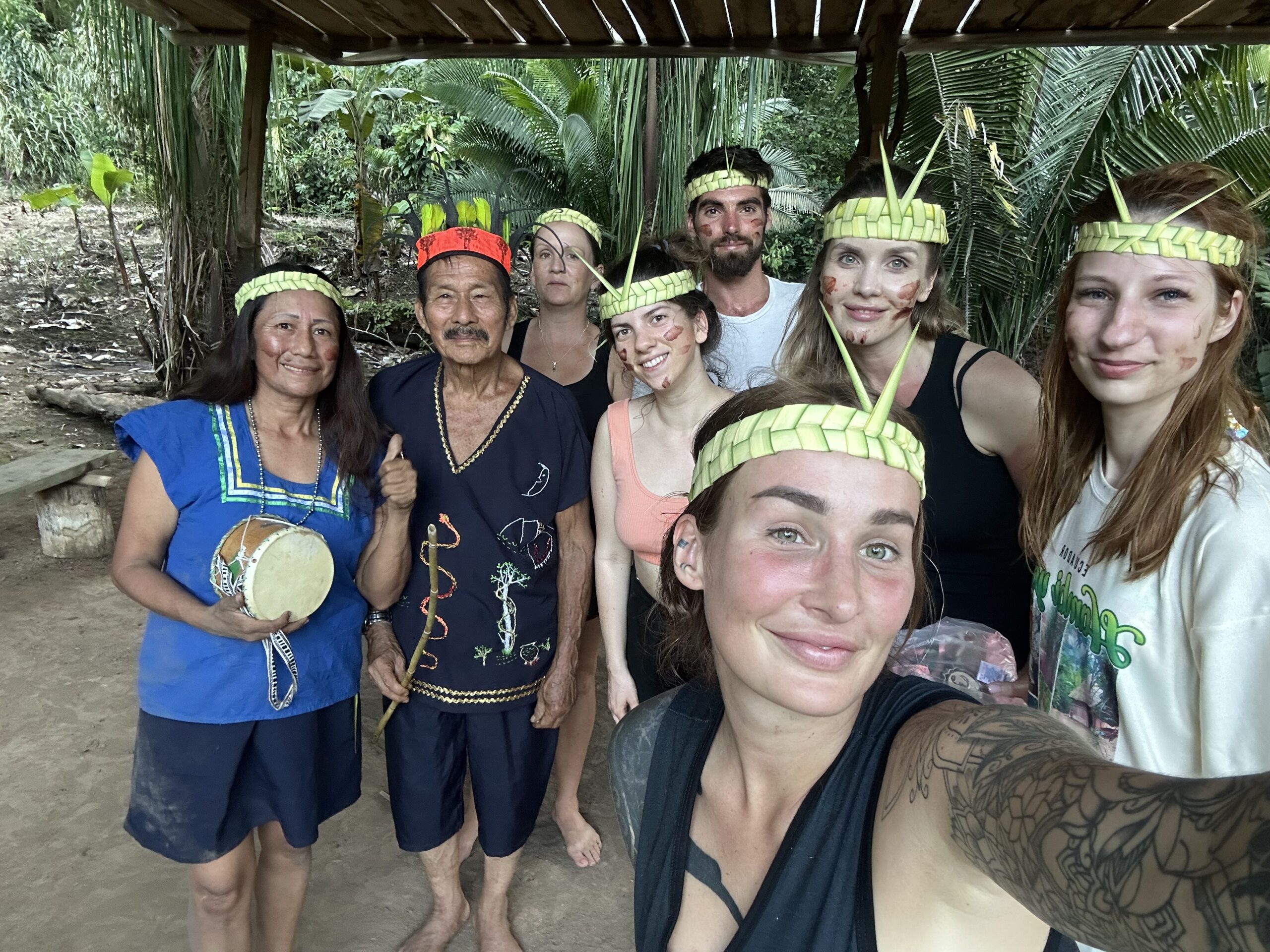 Ayahuasca ritual at Amayas Ecuador